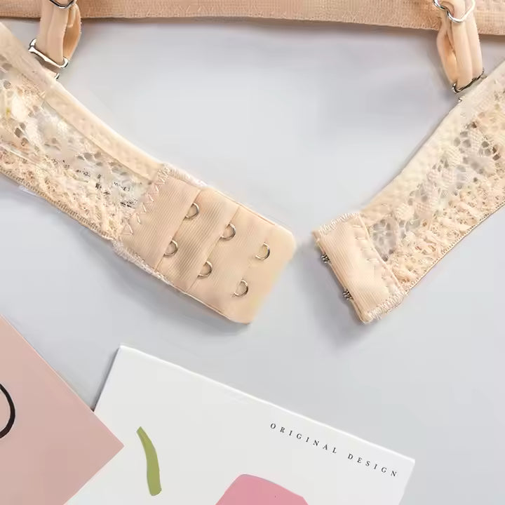 Floral Lace Bralette – Soft, Wireless Bra for Everyday Sexy Comfort