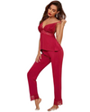Ruby Retreat Lace Comfort Pyjama Set