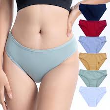 Cotton Breathable High-Waist Panties – Full Coverage & Everyday Comfort