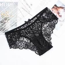 Ultra-Thin Lace Panties – Soft, Mid-Rise & Transparent Elegance